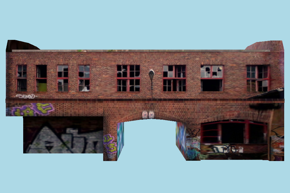 Old Barrier House 3d model